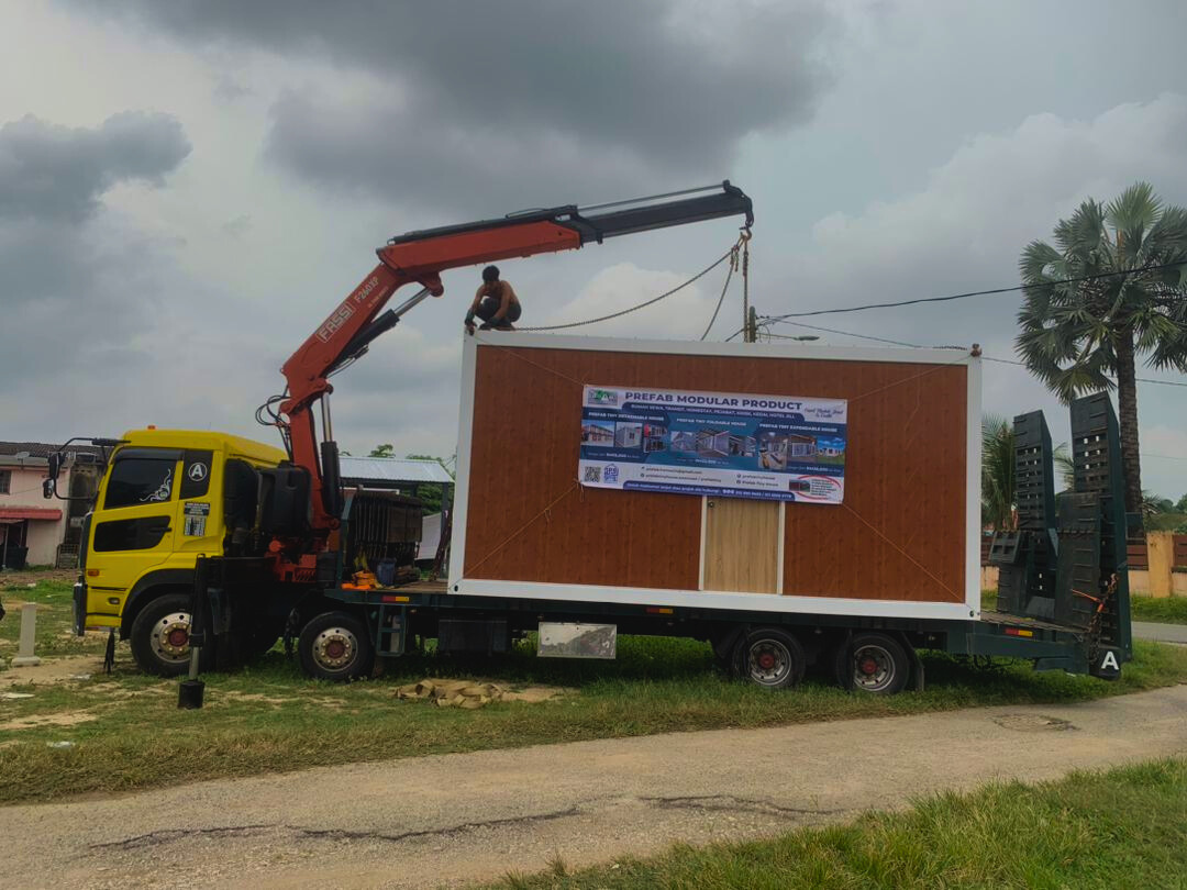 penghantaran pefab modular