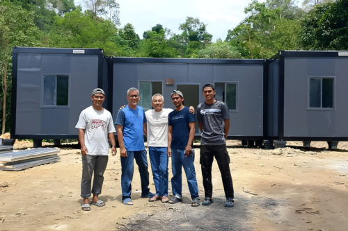 pemasanga 3 unit prefab di negeri sembilan.