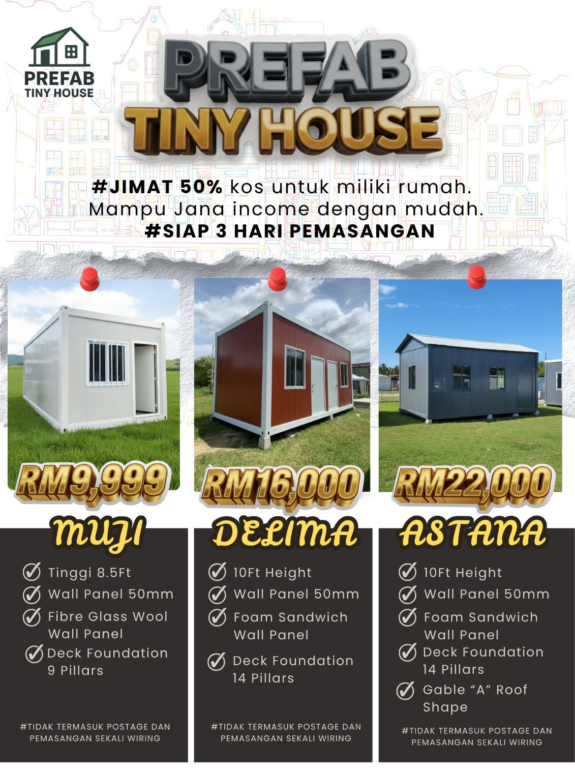 harga prefab house